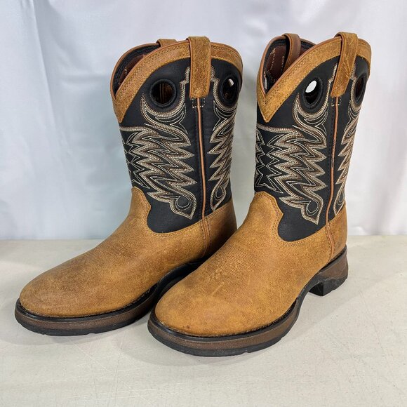 Lil' Rebel by Durango Little Kid Black Brown 8" Western Boot 5M Cowboy - DBT0164 - Picture 1 of 16